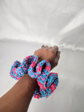 Load image into Gallery viewer, Pink Multi Large Scrunchie
