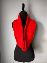 Load image into Gallery viewer, Red Infinity Scarf