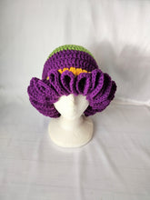 Load image into Gallery viewer, Mardi Gras Striped Ruffle Hat