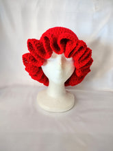 Load image into Gallery viewer, Red Ruffle Hat