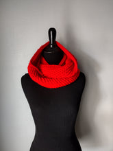 Load image into Gallery viewer, Red Infinity Scarf