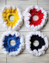 Load image into Gallery viewer, Large Two Colored Scrunchie Set