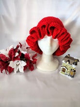 Load image into Gallery viewer, Red Ruffle Hat