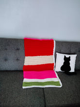 Load image into Gallery viewer, Strawberry Cupcake Throw Blanket