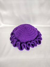 Load image into Gallery viewer, Purple Ruffle Hat