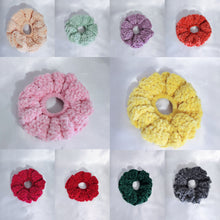 Load image into Gallery viewer, Large Chenille Scrunchies (10 Colors)