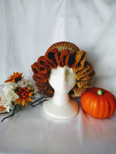 Load image into Gallery viewer, Multi Brown Ruffle Hat