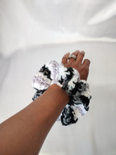 Load image into Gallery viewer, Black Blend Large Scrunchie