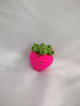 Load image into Gallery viewer, Crochet Strawberry Keychain
