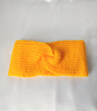 Load image into Gallery viewer, Gold Tunisian Headband/Ear Warmer
