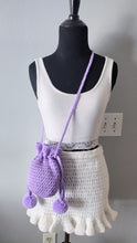 Load image into Gallery viewer, Purple Drawstring Pouch
