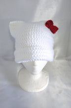 Load image into Gallery viewer, White Cat Beanie

