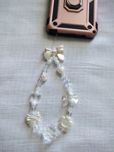 Load image into Gallery viewer, White Bow Phone Charm
