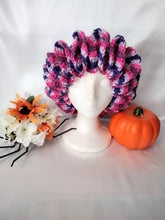 Load image into Gallery viewer, Purple Blend Ruffle Hat
