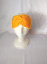 Load image into Gallery viewer, Gold Tunisian Headband/Ear Warmer
