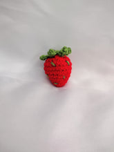 Load image into Gallery viewer, Crochet Strawberry Keychain
