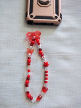 Load image into Gallery viewer, Red Bow Phone Charm
