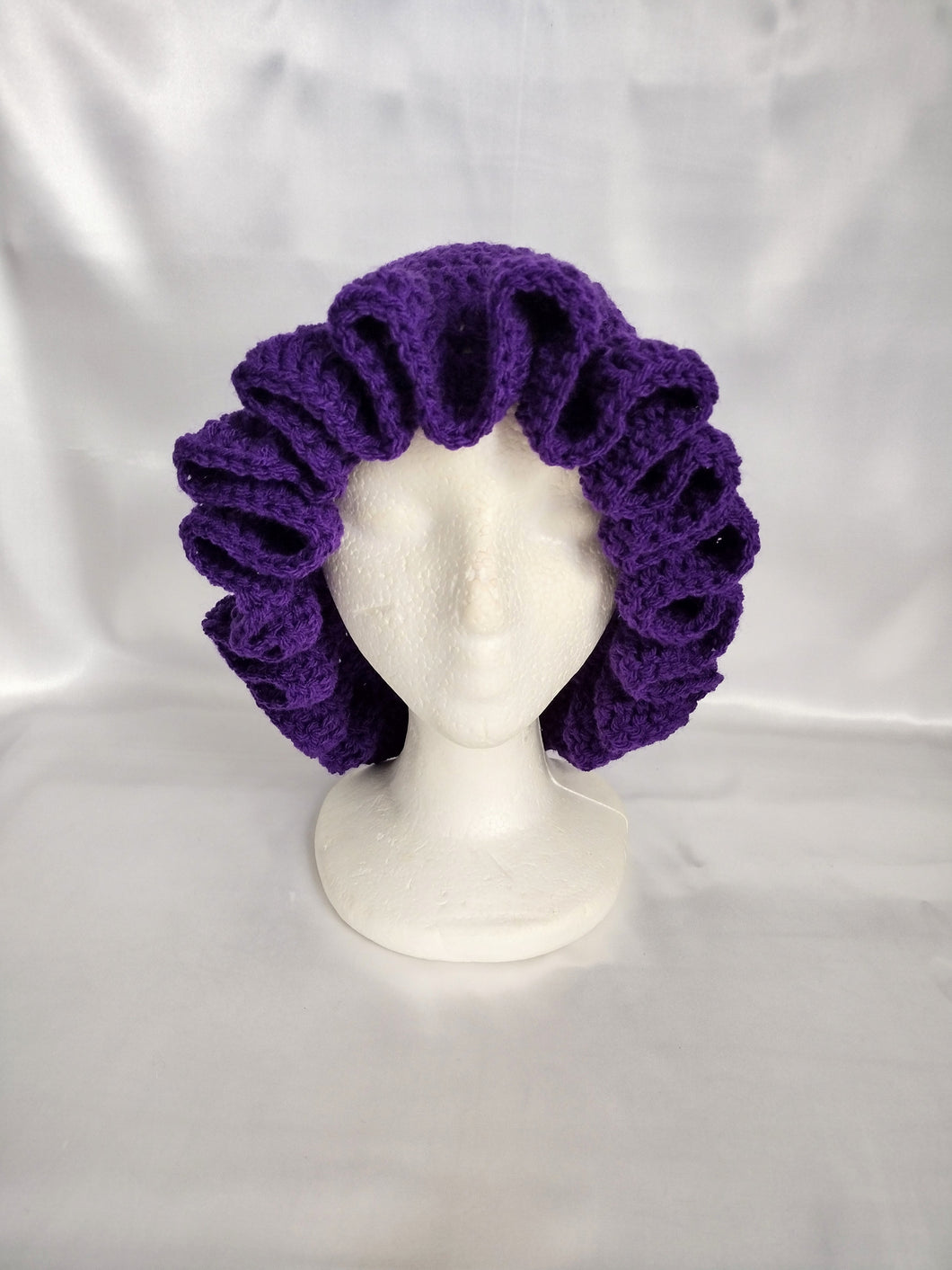 Purple Ruffle Hat