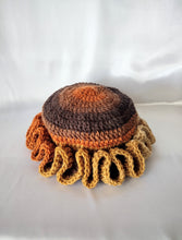 Load image into Gallery viewer, Multi Brown Ruffle Hat
