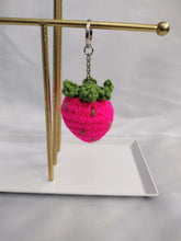 Load image into Gallery viewer, Crochet Strawberry Keychain
