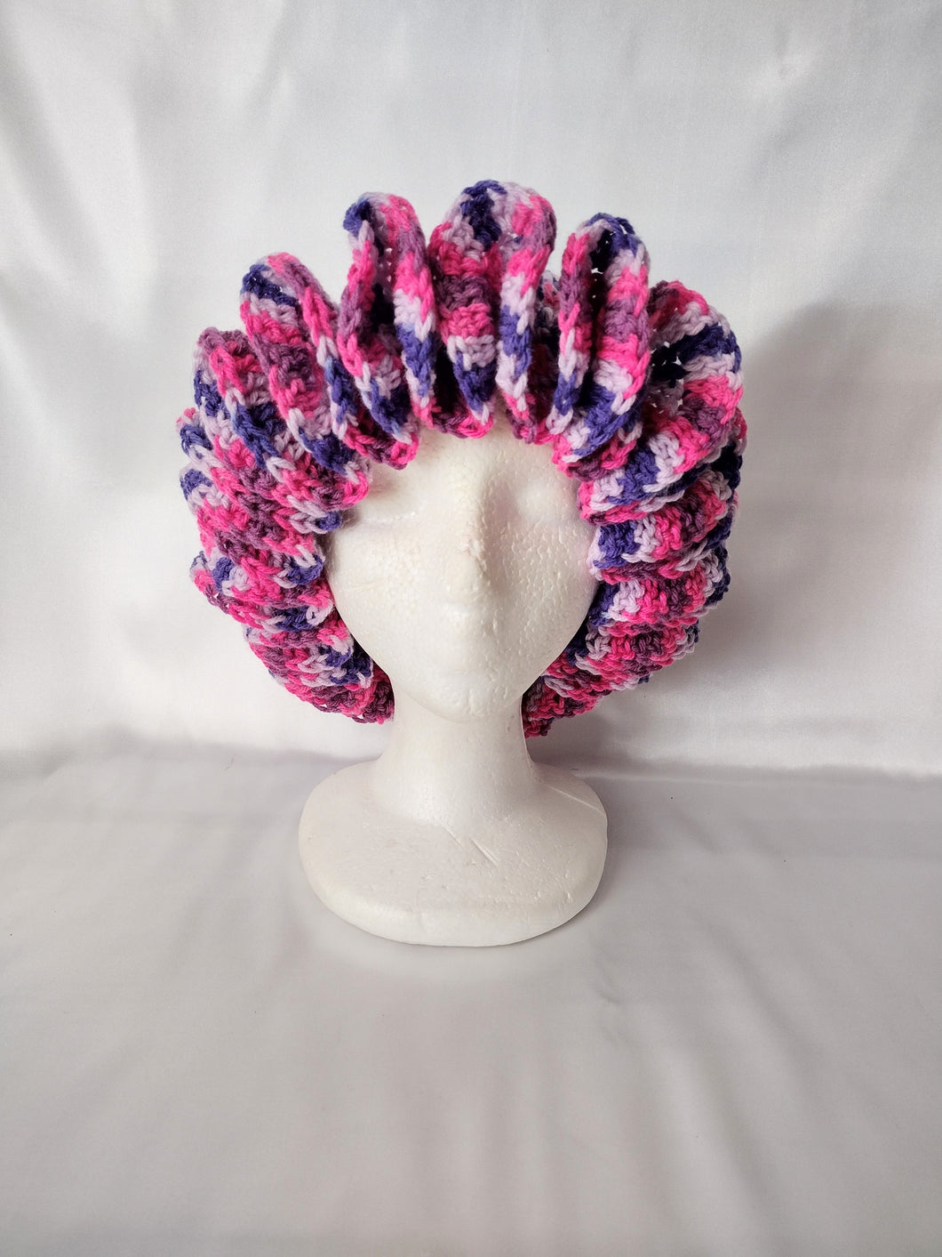 Purple Blend Ruffle Hat