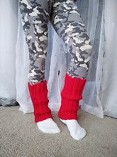 Load image into Gallery viewer, Red Leg Warmers
