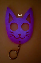 Load image into Gallery viewer, Kitty Self Defense Keychain (glow in the dark)
