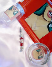 Load image into Gallery viewer, Large Stoner Girl Tray Set (Photo Image)
