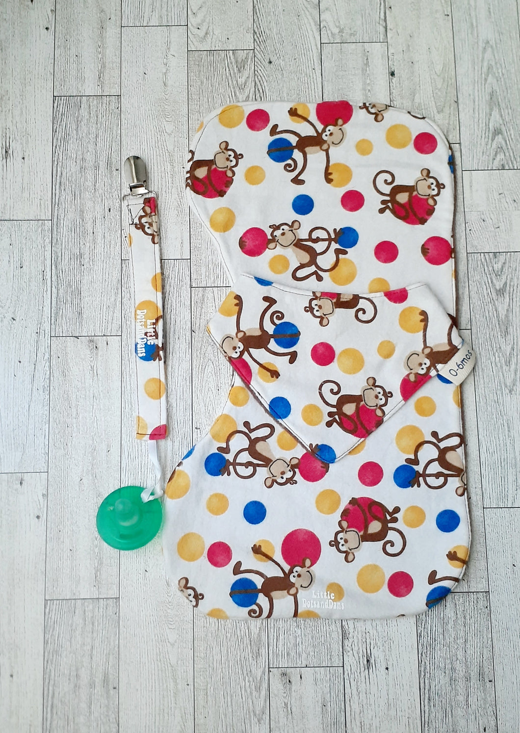 3pc. Gift Set Monkeys (Brown)