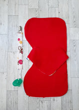 Load image into Gallery viewer, 3pc. Gift Set Monkeys (Red) 6-12mos.
