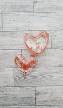 Load image into Gallery viewer, Clear w/ Rose Gold Leaf Trinket Box

