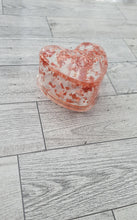 Load image into Gallery viewer, Clear w/ Rose Gold Leaf Trinket Box
