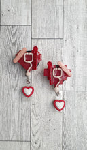 Load image into Gallery viewer, Resin Red Heart (Medical Field) Badge Reels
