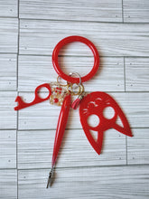 Load image into Gallery viewer, Kitty Self Defense Keychain (glow in the dark)
