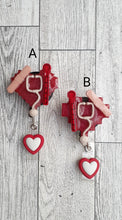 Load image into Gallery viewer, Resin Red Heart (Medical Field) Badge Reels
