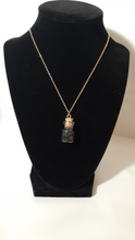 Load image into Gallery viewer, Rock Glass Bottle Necklace (Black)
